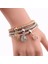 No.8 Boyutu Baykuş Kolye Mısır Zincir Bilezik Bilezik 3 Renk Seti Kristal Rhinestone Zirkon Elastik Patlamış Mısır Bilezik Bayanlar Charm Takı (Yurt Dışından) 3