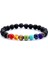 No.3 Boyutu Fashioakra Bilezik Kristal Taşlar Şifa Denge Boncukları Reiki Buda Mala Erkekler Kadınlar Için Anksiyete Şifa Bilezik (Yurt Dışından) 1