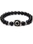 No.14 Boyutu Erkekler Kadınlar Bilezikler Vintage Dzi Agat Bileklik Budizm Siyah Beyaz Tibet Agat Charm Pulsera Femme El Yapımı Enerji Takı (Yurt Dışından) 1