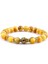 23CM Tarzı Altın Kaplan -1 8 mm Kraliyet Mavi Kaplan Gözü Bilezik Erkekler Gümüş Renk Buda Başkanı Charm Bilezik Kadın Muska Vinatge Sarı Taş Boncuk Pulsera (Yurt Dışından) 1