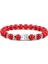 Kırmızı Reiki Tiger Eyes Boncuklu Buda Bilezik Doğal Taş Bilezik Elastik Tespih Erkek Kadın Namaz Charm Yoga Takı Hediye Pulseras (Yurt Dışından) 1