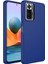 Xiaomi Redmi Note 10 Pro Kılıf Luna Buton Tuşlu Soft Silikon Lacivert 1