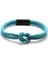 S 18,5 cm 7,3 Inç Stili Açık Mavi 100% Paslanmaz Çelik Bilezik Erkekler Kadınlar Için Çift Kırmızı Iplik Braclet Çin Düğüm Şanslı Braslet Erkek Arkadaşı Kız Arkadaşı Için Hediye (Yurt Dışından) 1