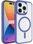Apple iPhone 15 Pro Kılıf Krom Magsafe Tpu Sert Silikon 1