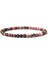 19CM Tarzı Kırmızı Picasso 4 mm Mookaite Pembe Kuvars Boncuk Bileklik Kadın Cilalı Kırmızı Jaspe Taş Bilezik Erkekler Streç Bileklik Reiki Çakra Enerji Pulsera (Yurt Dışından) 3