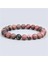 17CM Tarzı 4 Unakite 100% Yüksek Li Doğal Taş Boncuk Bileklik Pürüzsüz Mat Akik Sodalite Lapis Lazuli Florit Kristal Boncuk Takı Bileklik (Yurt Dışından) 2