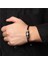 No.9 Boyutu Erkekler Kadınlar Bilezikler Vintage Dzi Agat Bileklik Budizm Siyah Beyaz Tibet Agat Charm Pulsera Femme El Yapımı Enerji Takı (Yurt Dışından) 4