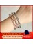 SL481J Sınleery Gül Altın Gümüş Renk Charm Kübik Zirkonya Hollow Bileklik Kadınlar Için Çapraz Bilezikler Takı Zd1 Ssf (Yurt Dışından) 3