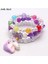 Kobalt Menekşe Mhs.sun Sevimli Heartshellunicornrainbow Kolye Boncuk Bileklik Kız Bebek Elastik Boncuklu Takı Bilezik Olorful (Yurt Dışından) 5