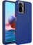 Xiaomi Redmi Note 10 Kılıf Luna Buton Tuşlu Soft Silikon Lacivert 1