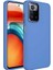 Xiaomi Redmi 10 Kılıf Luna Buton Tuşlu Soft Silikon Lavanta Grisi 1