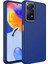 Xiaomi Redmi Note 11S Global Kılıf Luna Buton Tuşlu Soft Silikon Lacivert 1