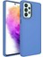 Samsung Galaxy A53 5g Kılıf Luna Buton Tuşlu Soft Silikon Lavanta Grisi 1