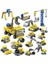 Kazi 16 In 1 Set Dıy Inşaat Mühendislik Araçları Exkavatör Model Yapı Taşları (Yurt Dışından) 2
