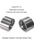 Oksijen Sensörü Paslanmaz Çelik Tapa Fiş Somunu Kademeli Montaj Kapağı Kiti Fiş Somunu Fiş Geniş Bant Somun Bağlantısı Kaynak Tapaları M18X1.5-SILVER (Yurt Dışından) 4