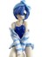 Bule-Rem Anime Figürü 15CM Re: Başka Bir Dünyada Sıfır Başlangıç Yaşamı Ram Loungewear Oturan Sevimli Model Şehriye Stoper Pvc Bebek Oyuncakları (Yurt Dışından) 5