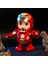 Gümüş-Avengers Süper Kahraman Elektronik Dans Müzikli Işık Robot Oyuncak Örümcek Adam Demir Adam Batman Panter Bebek Çocuk Erkek (Yurt Dışından) 4
