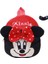 Kırmızı Minnie Desenli Peluş Çocuk Okul Sırt Çantası, Anaokul Çantası 001 (Yurt Dışından) 1