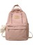 Heamor Kawaii Estetik Sırt Çantası Ile Doldurulmuş Ayı Kolye Sevimli Tiki Sırt Çantası Okul Kızlar Için Akademi Okul Bookbag Estetik Sırt Çantası Genç Öğrenci Için - A02-PEMBE (Yurt Dışından) 1