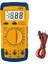 Sarı-Profesyonel Dijital Multimetre Tester LCD Dijital Tester Multimetre Buzzer Fonksiyonlu Elektrikli Aletler Ac Dc Voltaj Göstergesi (Yurt Dışından) 1