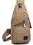 Yucama Çapraz Askılı Çanta Erkekler Için Askılı Çanta Bisiklet Sırt Çantaları Göğüs Paketi Crossbody Çanta Bir Kayış Sırt Çantası Çapraz Vücut - Khaki (Yurt Dışından) 1