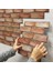 30X30CM Tarzı 1 Parça 3D Üç Boyutlu Duvar Çıkartmaları Duvar Etek Çıkartmaları Kendinden Yapışkanlı Tuğla Desen Çıkartmaları Duvar Kağıdı Dekorasyon Yenileme (Yurt Dışından) 2