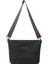 Siyah Clutch Waxed Canvas Ayarlanabilir Askılı Portföy Mumlu Kanvas Kadın El ve Omuz Çantası 2
