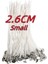 2.6cm Tarzı Dıy Mum Fitilleri Dumansız Balmumu Saf Mum Tutucular Gazyağı Lambası Balmumu Hattı Için Pamuk Çekirdek Fitilleri Balmumu Hattı 2. cm (Yurt Dışından) 1