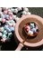 09XINGXINGXIAOYEQU Tarzı Macaron Renk Güzel Yıldız Şekli Ateş Boya Balmumu Taneleri El Kitabı Zarf Düğün Davetiyesi Dekorasyon (Yurt Dışından) 5