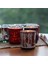 WS3897-D6 Stili Noel Elektroliz Mum Fincan Elk Gümüş Kar Tanesi Cam Mumluk Boş Cam Noel Ağacı Cam Süsler (Yurt Dışından) 1