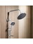 Robot Tepe Duş Seti Takımı Shower Yağmurlama Yuvarşal Lüx Banyo Masaj Duş Başlığı Sistemi Krom 1