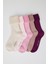 5 Li Paket Çocuk Kalın Havlu Soket Çorap Pink Mix 1