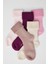 5 Li Paket Çocuk Kalın Havlu Soket Çorap Pink Mix 2