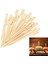 Bambu Kürdan 12 cm 100LÜ Hamburger Pasta Kürdanı Süsü Bambu Çöp Şiş Yemek Kürdanı 1