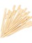 Bambu Kürdan 12 cm 100LÜ Hamburger Pasta Kürdanı Süsü Bambu Çöp Şiş Yemek Kürdanı 2