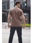 Kahverengi Regular Fit Basic Erkek Tişört 6131 2