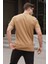 Kapuçino Rengi Hakim Yaka Erkek Tişört 6067 2