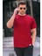 Bordo Regular Fit Basic Erkek Tişört 6099 1