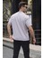 Boyalı Gri Oversize Basic Erkek Tişört 6127 2