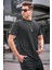Siyah Regular Fit Basic Erkek Tişört 6069 1