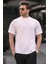 Ekru Regular Fit Basic Erkek Tişört 6099 1