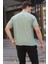 Mint Yeşili Regular Fit Basic Erkek Tişört 6099 2