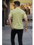 Sarı Desenli Polo Yaka Tişört 5876 2
