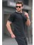 Siyah Regular Fit Erkek Polo Yaka Tişört 6105 1