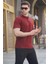 Bordo Polo Yaka Erkek Tişört 6113 2