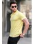 Sarı Basic Polo Yaka Tişört 5885 1