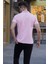 Pembe Basic Polo Yaka Tişört 5885 2