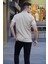 Bej Basic Polo Yaka Tişört 5885 2