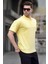 Sarı Polo Yaka Basic Erkek Tişört 6126 1