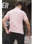Pudra Desenli Polo Yaka Erkek Tişört 6106 3